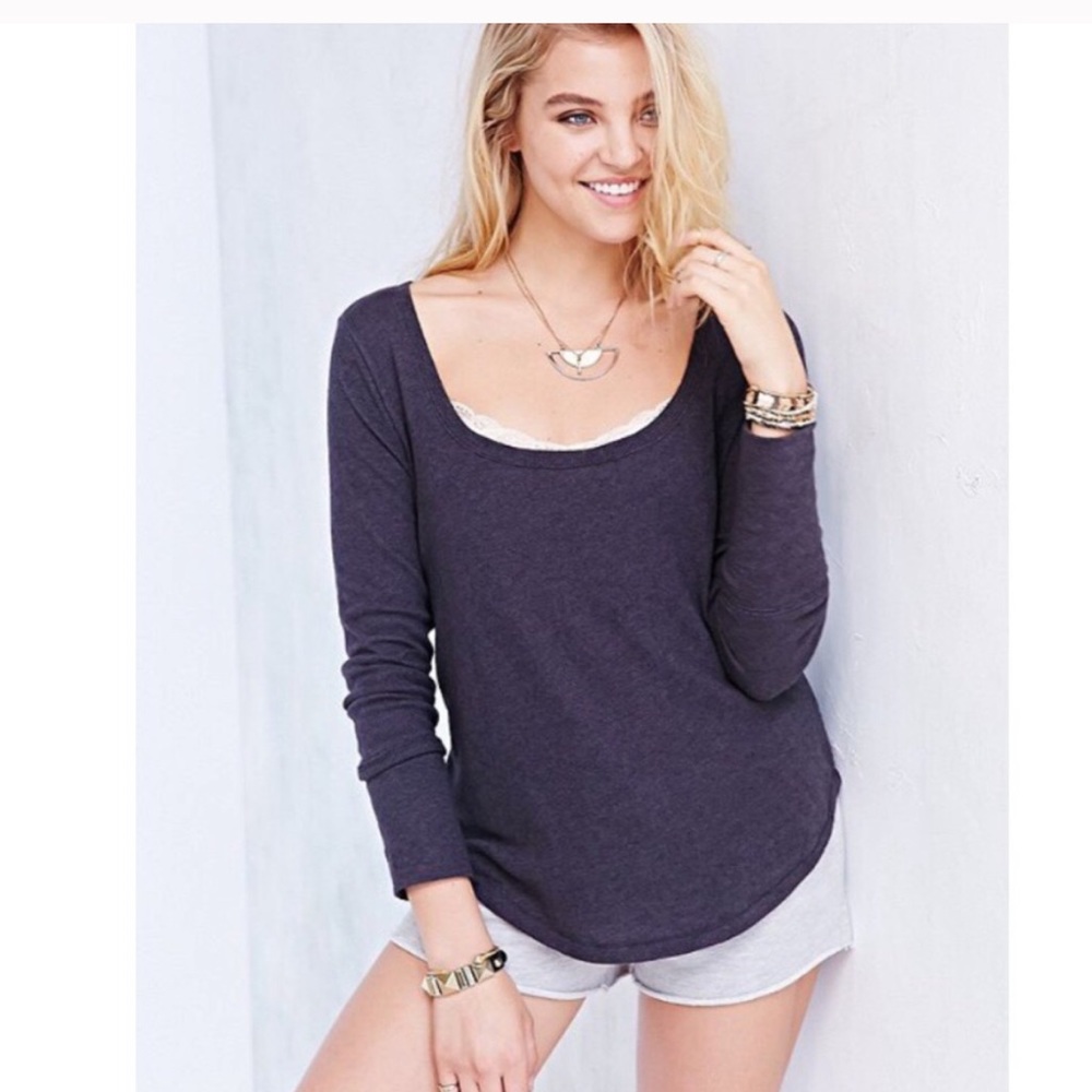 Urban Outfitters Scoop Neck Knit Top